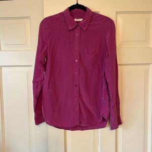 Equipment Silk blouse purple women’s M